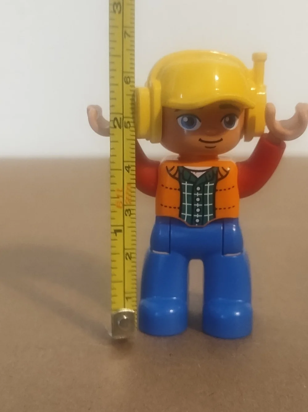 Lego Duplo Boy Man Construction Airline Headset Outfit Pants Figure